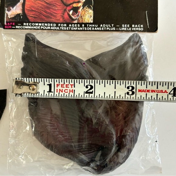 Vintage Imagineering Wolfman Professional Quality Vinyl Pointed Ears + Fangs - Picture 10 of 10